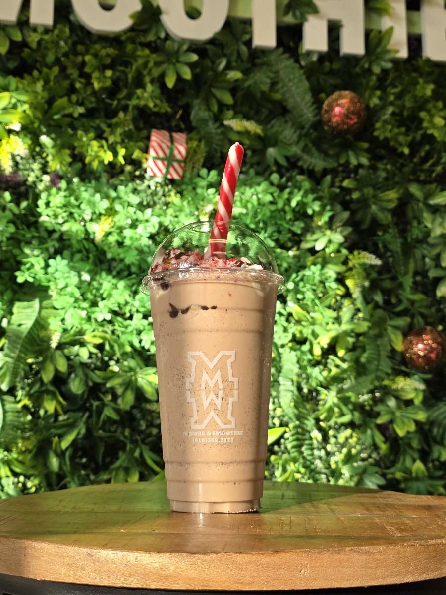 Peppermint mocha frappé